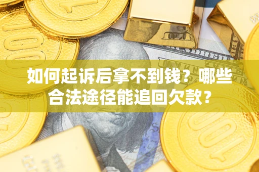 武汉如何起诉后拿不到钱？哪些合法途径能追回欠款？