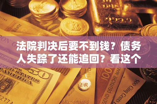 武汉法院判决后要不到钱？债务人失踪了还能追回？看这个方法！