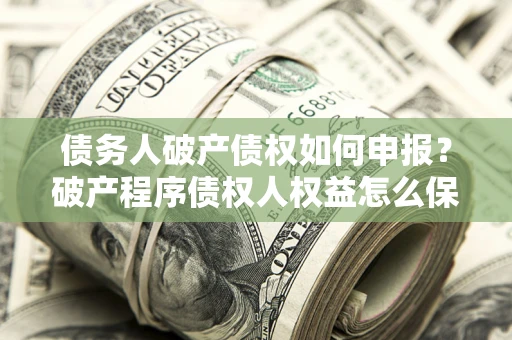 武汉债务人破产债权如何申报？破产程序债权人权益怎么保障？