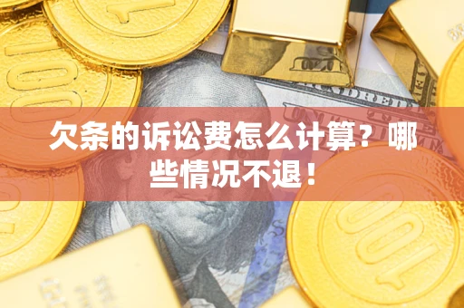 武汉欠条的诉讼费怎么计算?哪些情况不退! 武汉欠条的诉讼费怎么计算?哪些情况不退!