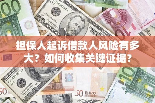 武汉担保人起诉借款人风险有多大？如何收集关键证据？
