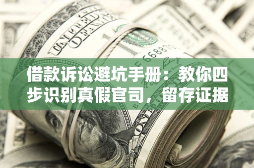 武汉借款诉讼避坑手册：教你四步识别真假官司，留存证据不踩雷