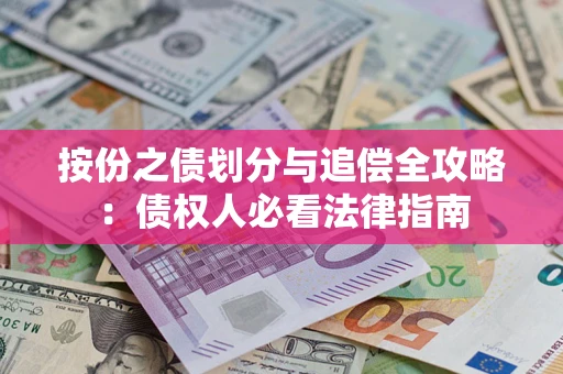 武汉按份之债划分与追偿全攻略：债权人必看法律指南