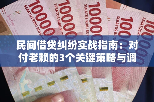武汉民间借贷纠纷实战指南：对付老赖的3个关键策略与调解盲区解析