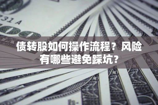 武汉债转股如何操作流程?风险有哪些避免踩坑? 武汉债转股如何操作流程?风险有哪些避免踩坑?