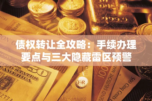武汉债权转让全攻略：手续办理要点与三大隐藏雷区预警